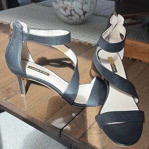 Louise et Cie Black Strappy Heels